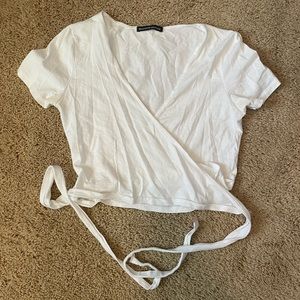 brandy melville wrap top